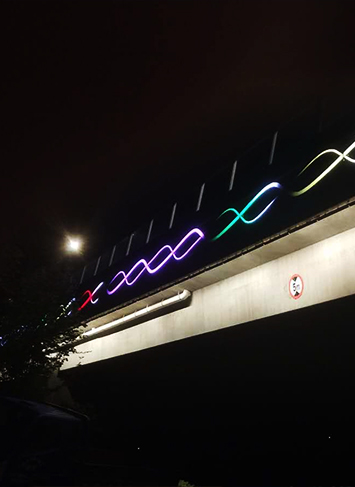 Projet d'éclairage de l'échangeur Qijiaqiao de la ligne Lin'an Changxi